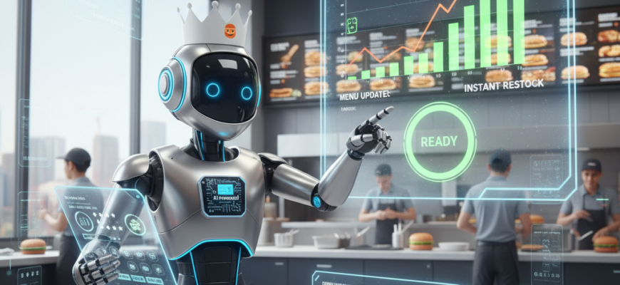 Как Burger King автоматизировал контроль сервиса с помощью ИИ: интеграция BK Assistant и голосового чат-бота